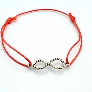 Infinity Red string Adjustable bracelet